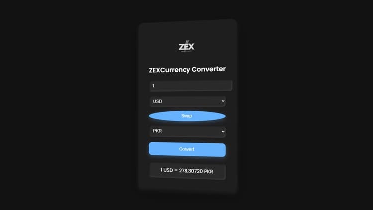 ZEX Currency Converter