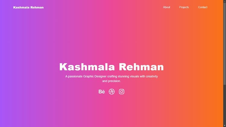 Kashmala Portfolio