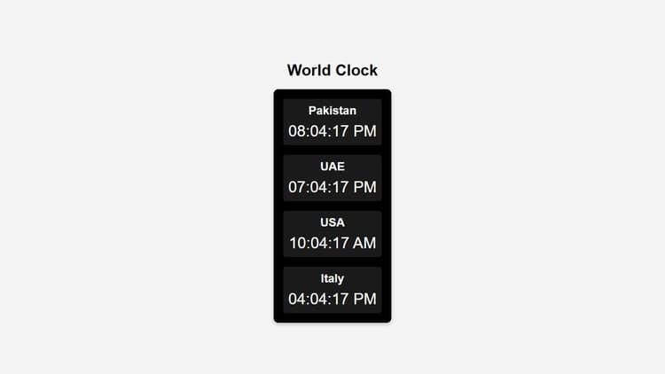 World Clocks